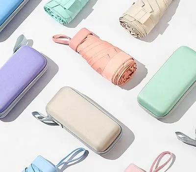 포켓 스퀘어 6K 5단 수동 암막 우양산 UPF50