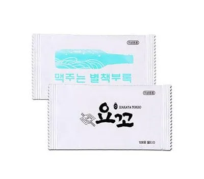 1매 물티슈 中 1도~4도