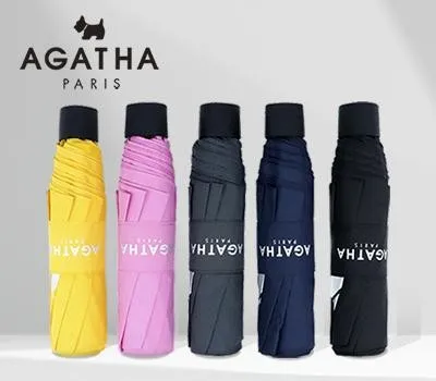 아가타 솔리드 3단수동우산