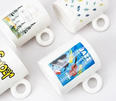 포토머그컵 링머그 유광화이트 12온스 360ml