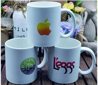 아이스 무광직선화이트 변색컵